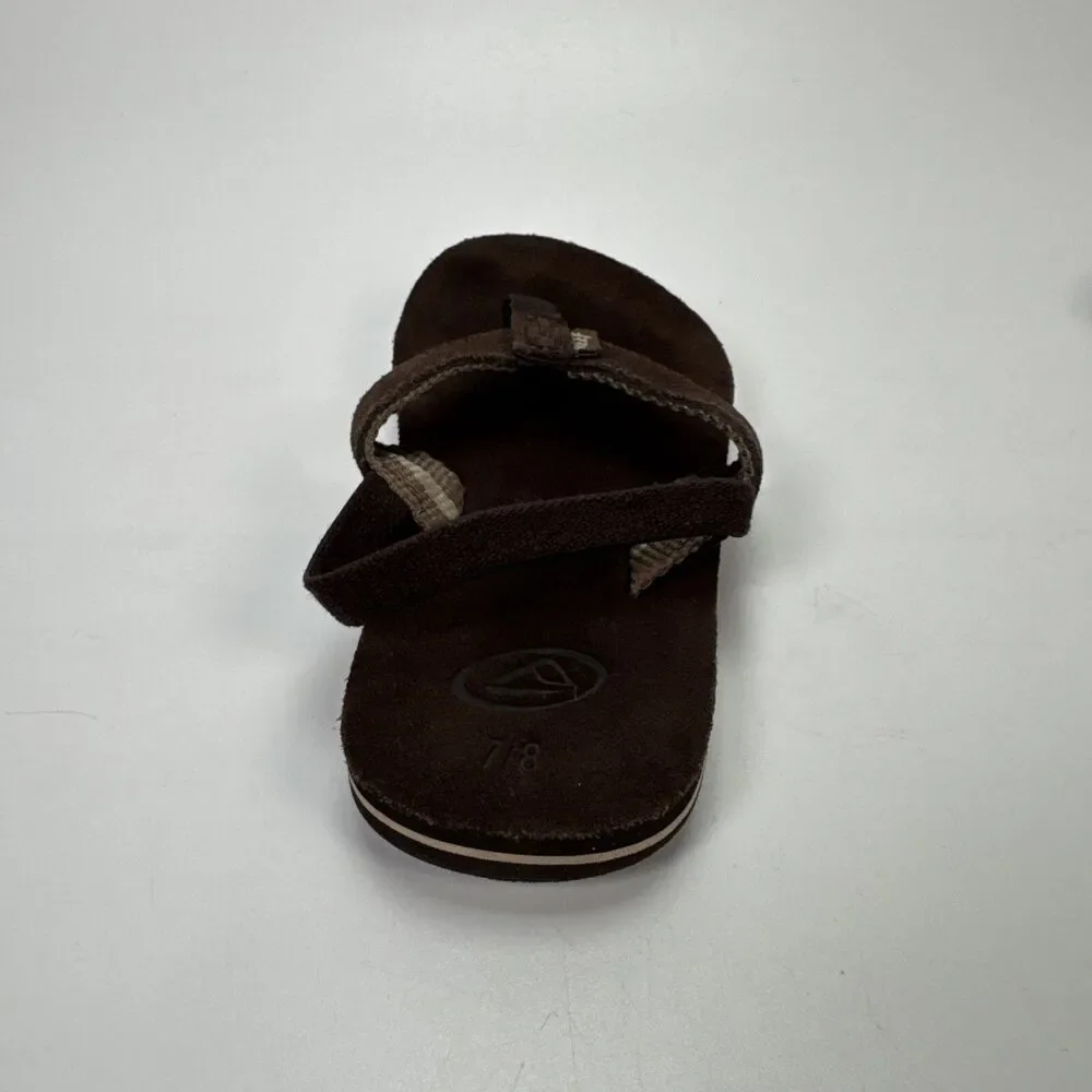 Reef Toddler Brown Flip Flop Sandles Sz 7/8